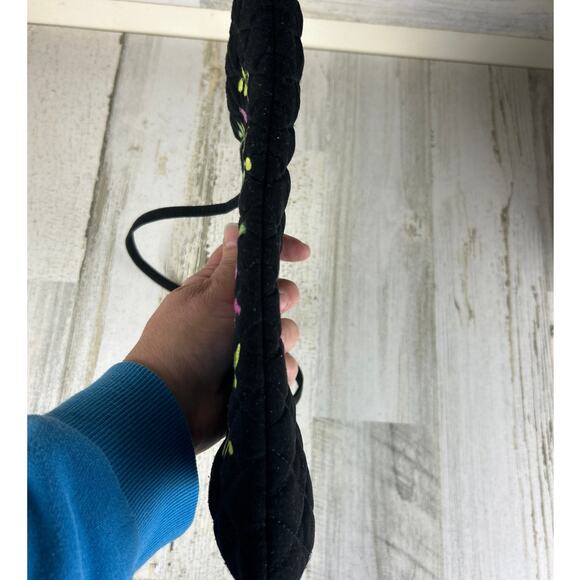 Vera Bradley Women’s Black Limited Edition Floral Embroidered Veronique Bag - Picture 6 of 6